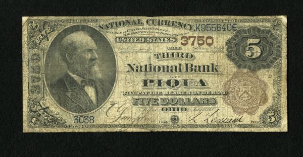 Piqua, OH, The Third National Bank, Ch.#3750